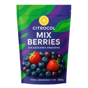 Mix berries Fresa, arándanos, uva