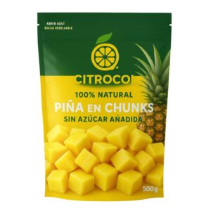 Piña chunks congelada