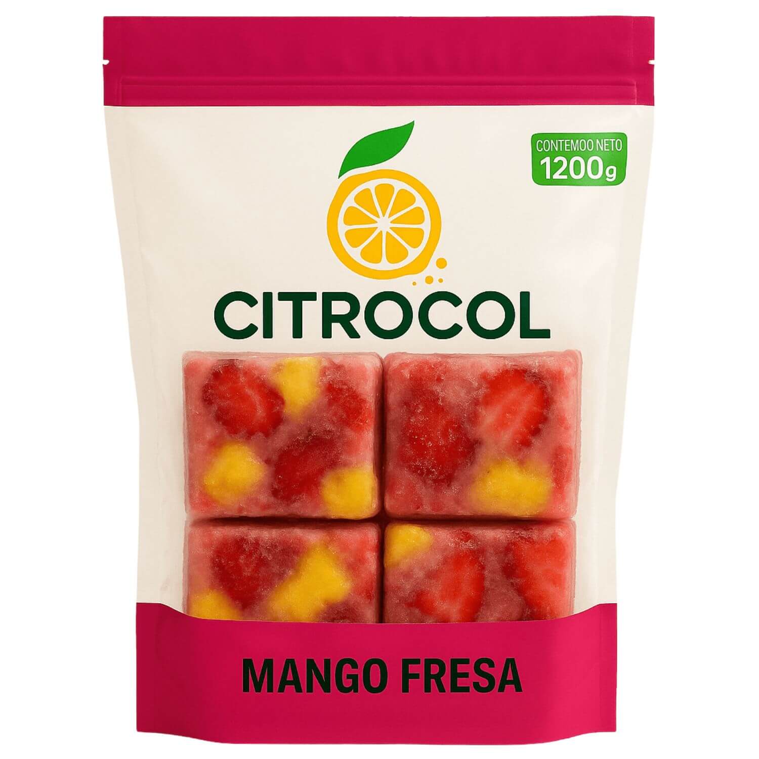 Pulpa troceada mango fresa
