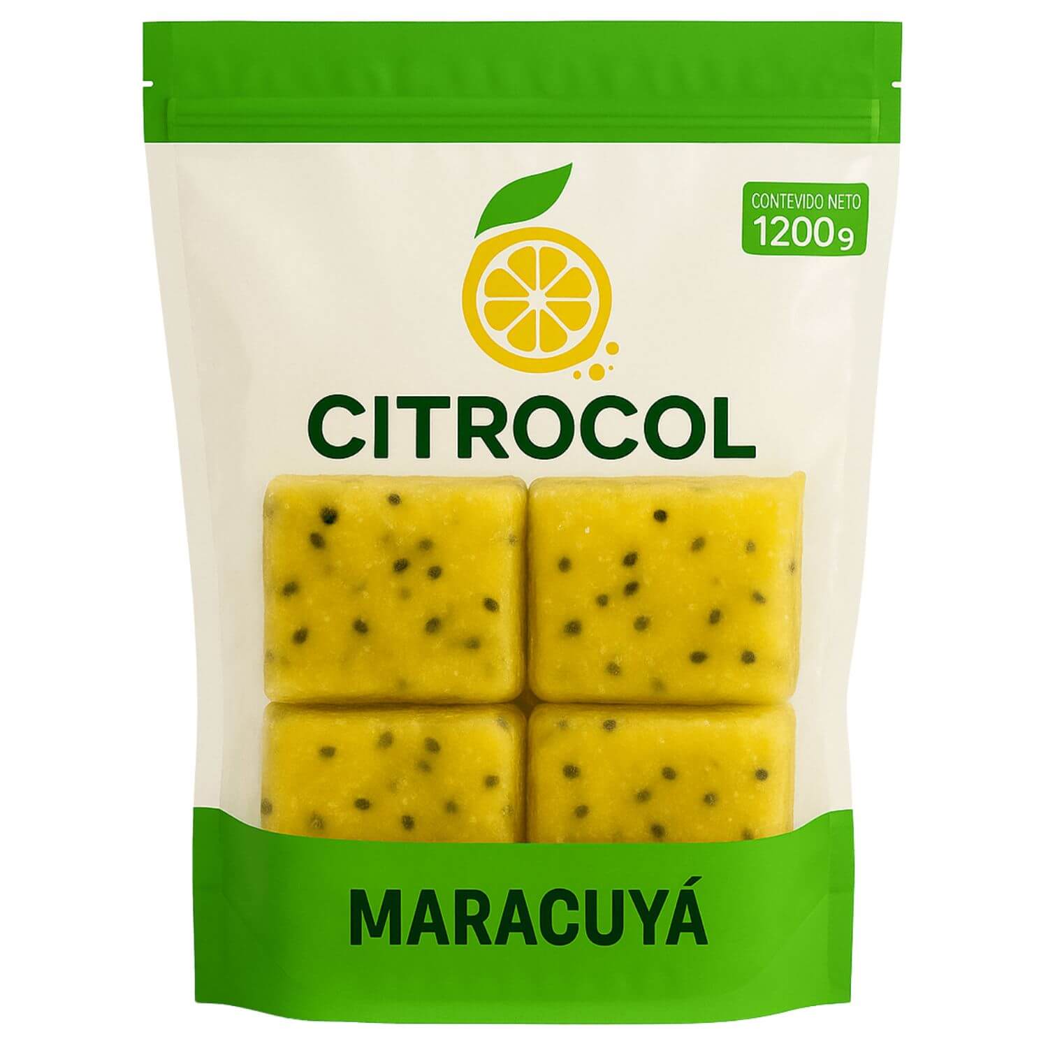 Pulpa troceada maracuyá