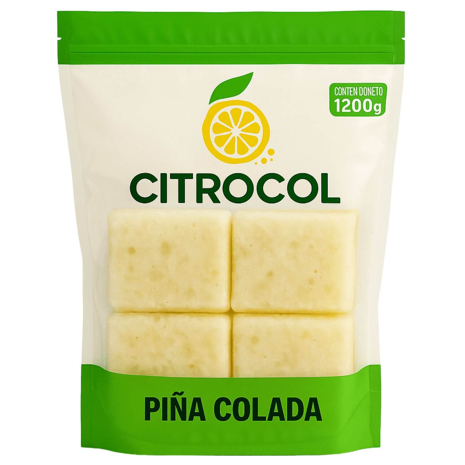 Pulpa troceada piña colada
